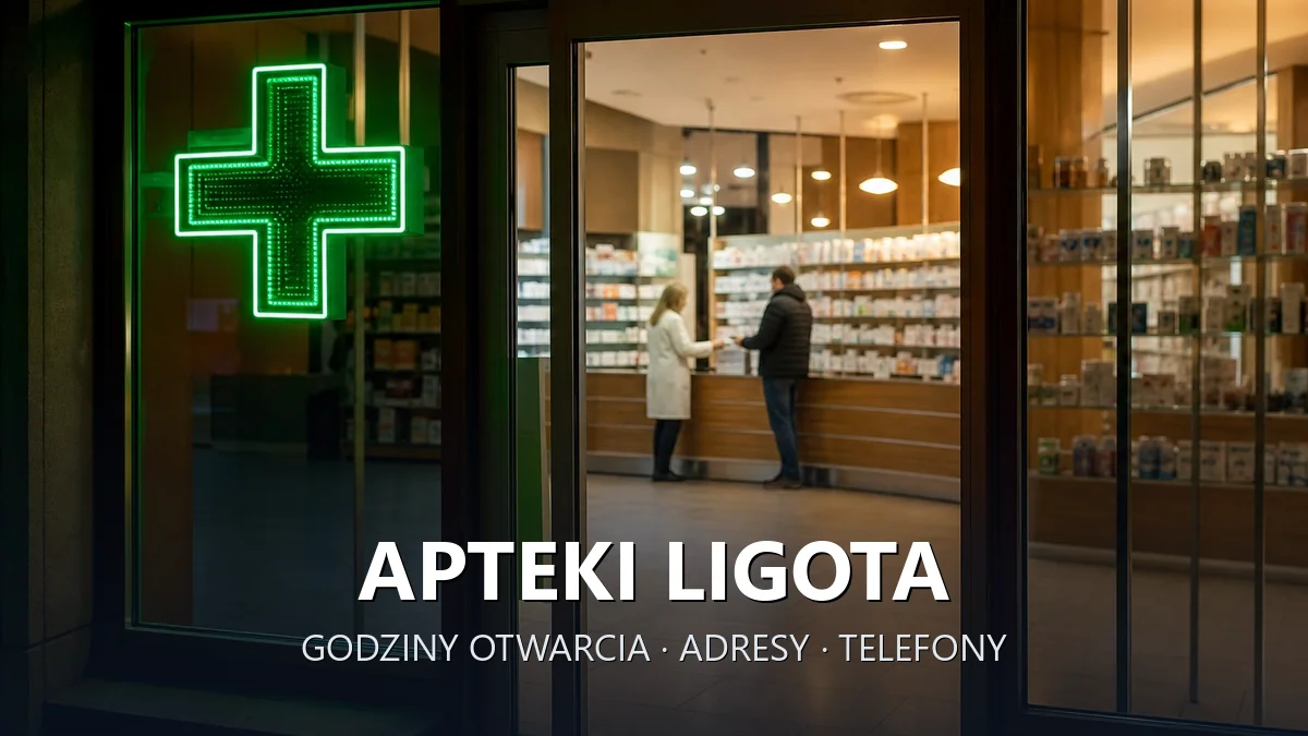 Apteki Ligota, gmina Raszków, powiat ostrowski - adresy, telefony, godziny otwarcia