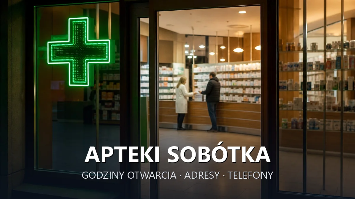Apteki Sobótka, gmina Ostrów Wielkopolski, powiat ostrowski - adresy, telefony, godziny otwarcia