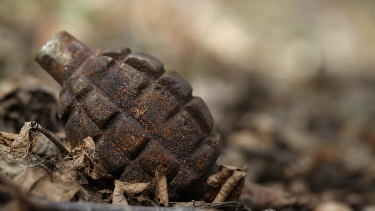 Grzybiarz znalazł w lesie granat. Tego samego dnia była druga interwencja
