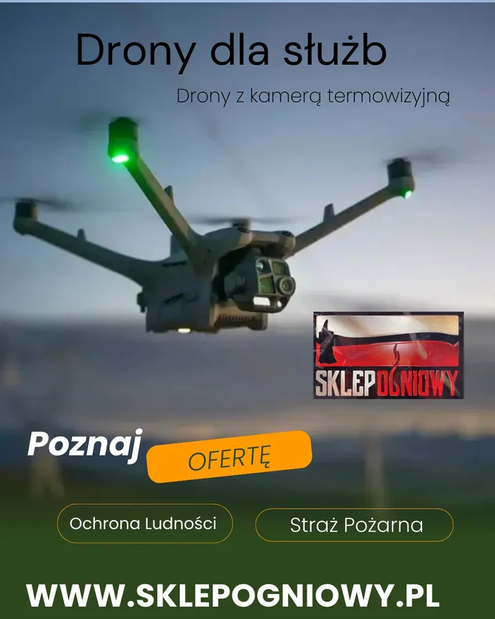 Drony z termowizją