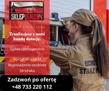Sklep Ogniowy – profesjonalne wyposażenie dla strażaków i systemu Ochrony Ludności