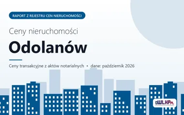 Ceny mieszkań w mieście Odolanów — październik 2026