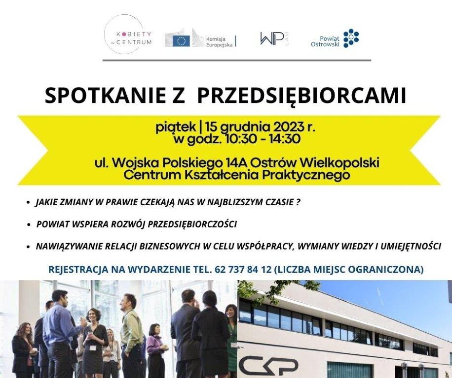 * SPOTKANIE Z PRZEDSIÄBIORCAMI