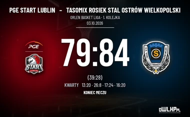 [KOSZYKÓWKA] Stal Ostrów wygrała w Lublinie 84:79 – udany start w Orlen Basket Lidze