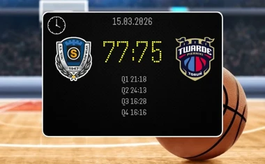 [KOSZYKÓWKA] Zacięte starcie w Orlen Basket Lidze – Tasomix Rosiek Stal Ostrów Wielkopolski 77:75 Arriva LOTTO Twarde Pierniki Toruń