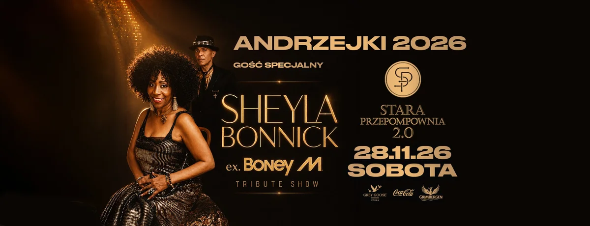 Grafika promocyjna wydarzenia Andrzejki 2026: Sheyla Bonnick na żywo
