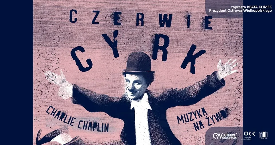 Grafika promocyjna wydarzenia FILM „CYRK” | MUZYKA NA ŻYWO – ZESPÓŁ CZERWIE w Amfiteatrze