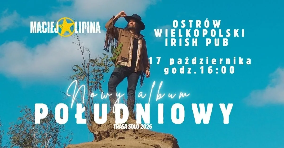 Grafika promocyjna wydarzenia JIMIWAY Blues Festival: Maciej Lipina solo