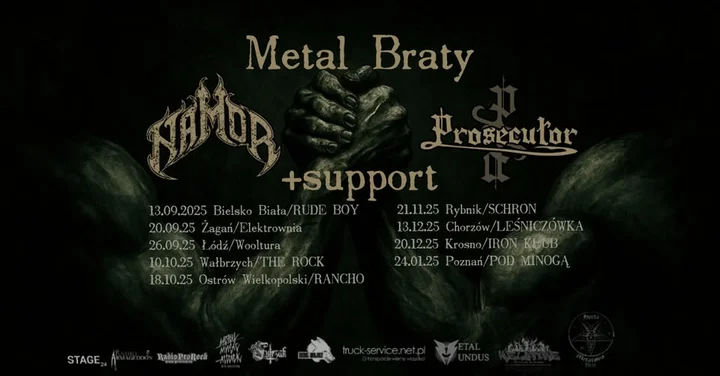 Obrazek przedstawia grafikę promocyjną wydarzenia Trzy zespoły thrash/metal w klubie Rancho w Ostrowie Wielkopolskim