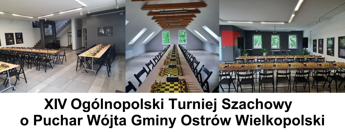 Grafika promocyjna wydarzenia Ogólnopolski Turniej Szachowy w Ostrowie Wielkopolskim