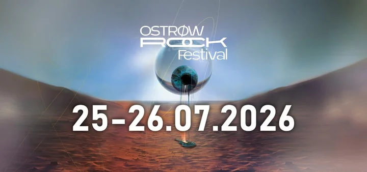 Grafika promocyjna wydarzenia Ostrów Rock Festival 2026 — dwa dni czystego rocka w Ostrowie Wielkopolskim