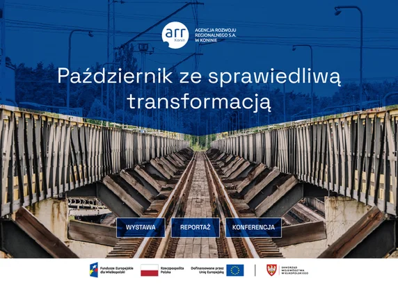 Grafika promocyjna wydarzenia Październik ze sprawiedliwą transformacją