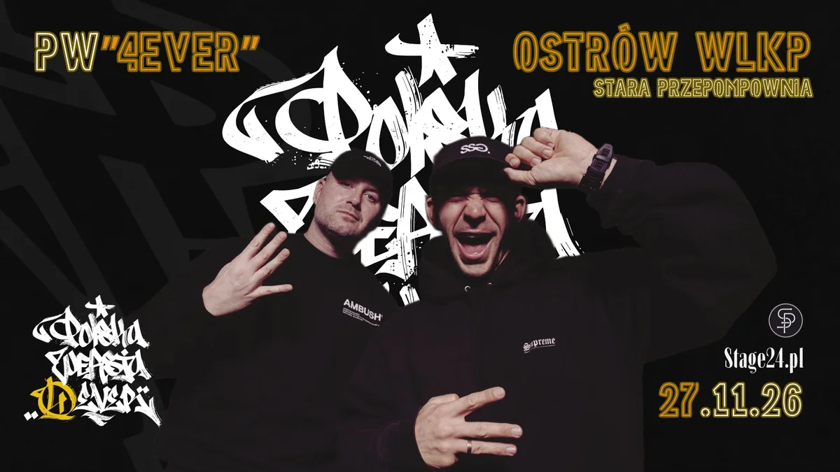 Grafika promocyjna wydarzenia Polska Wersja: PW4EVER w Ostrowie Wielkopolskim