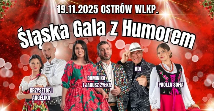 Obrazek przedstawia grafikę promocyjną wydarzenia Koncert szlagierów i góralskich rytmów w Ostrowie Wielkopolskim
