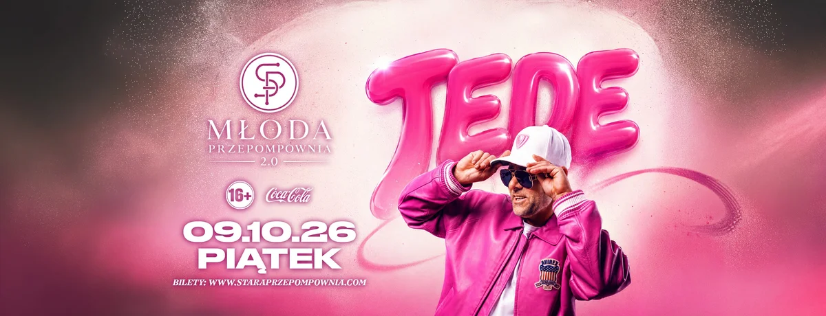 Grafika promocyjna wydarzenia TEDE: koncert w Ostrowie