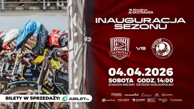 Grafika promocyjna wydarzenia MOONFIN MALESA Ostrów Wlkp. - HUNTERS PSŻ Poznań na inaugurację Metalkas 2. Ekstraligi