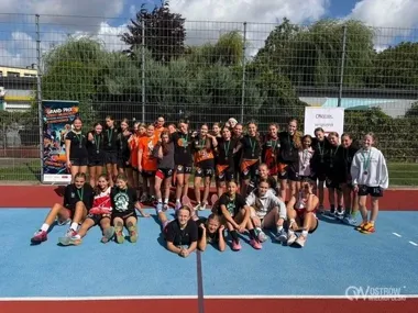Grafika promocyjna wydarzenia Grand Prix Dzieci i Młodzieży w Koszykówce 3x3