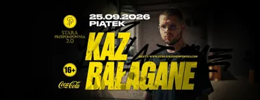 Grafika promocyjna wydarzenia KAZ BAŁAGANE – koncert w Ostrowie