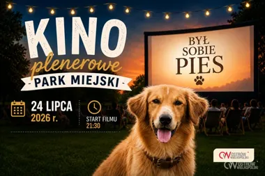 Grafika promocyjna wydarzenia Kino plenerowe „Był sobie pies”