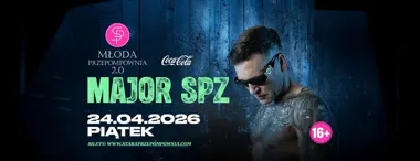Grafika promocyjna wydarzenia Major SPZ — koncert w Starej Przepompowni, Ostrów Wielkopolski