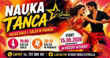 Nauka tańca dla początkujących: salsa solo i w parach