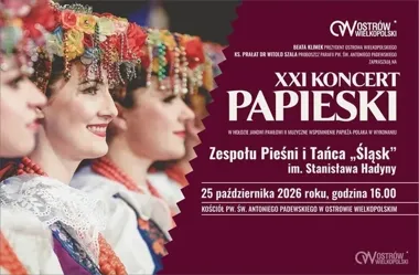Grafika promocyjna wydarzenia XXI Koncert Papieski