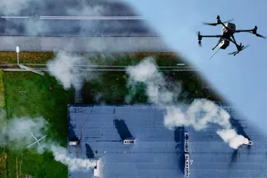 Dron znów zajrzy nad kominy i wyłapie, co trafia do pieców