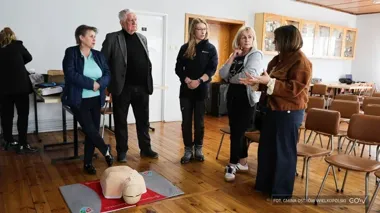 W gminie Ostrów Wielkopolski ćwiczono ratowanie życia na fantomach i AED