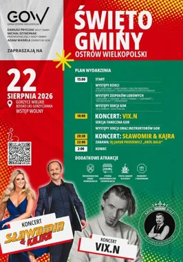 Święto Gminy Ostrów Wielkopolski z koncertami Sławomira i Kajry