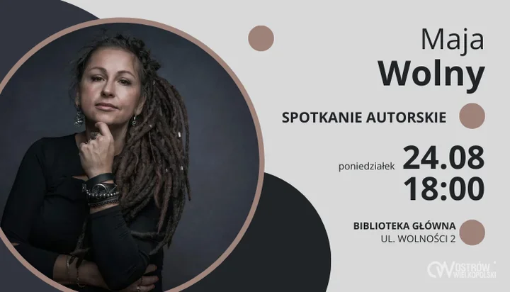 Maja Wolny przyjedzie do Ostrowa. Opowie o książkach i imperium