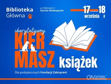 Książki za 5 zł i wsparcie dla fundacji. Kiermasz w Ostrowie Wielkopolskim