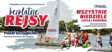 Bezpłatne rejsy wracają nad Piaski. Żaglówka rusza w każdą niedzielę