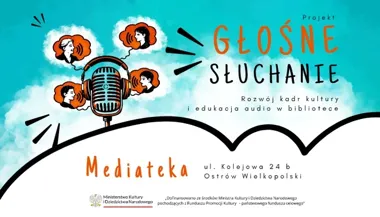 Głośne czytanie w Ostrowie. Biblioteka stawia na audiobooki i słuchowiska