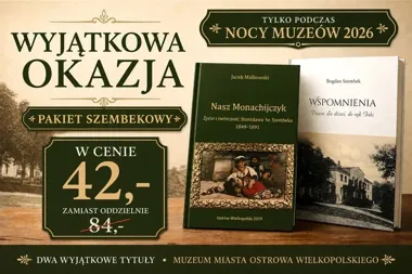 W muzeum nocą książki spadają z ceny i kuszą historią Ostrowa