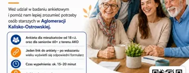 Ankieta pomoże zaplanować działania dla osób starszych
