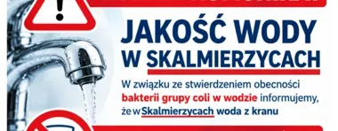 Bakterie coli w wodzie w Skalmierzycach. Nie wolno jej pić nawet po przegotowaniu