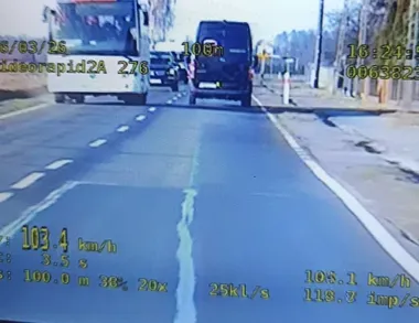 Sławin - w godzinę dwóch kierowców straciło prawo jazdy za ponad 100 km/h