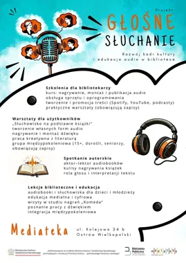 W Mediatece rusza głośne czytanie. Projekt dostał 10 tysięcy złotych