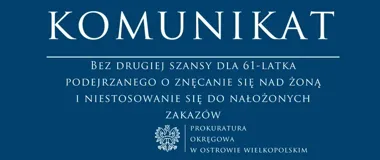 Po zakazie zbliżania miał wrócić do domu. Prokurator chce aresztu dla 61-latka