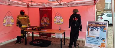 Syreny, schronienie i plecak ewakuacyjny. Strażacy szkolili mieszkańców Ostrowa